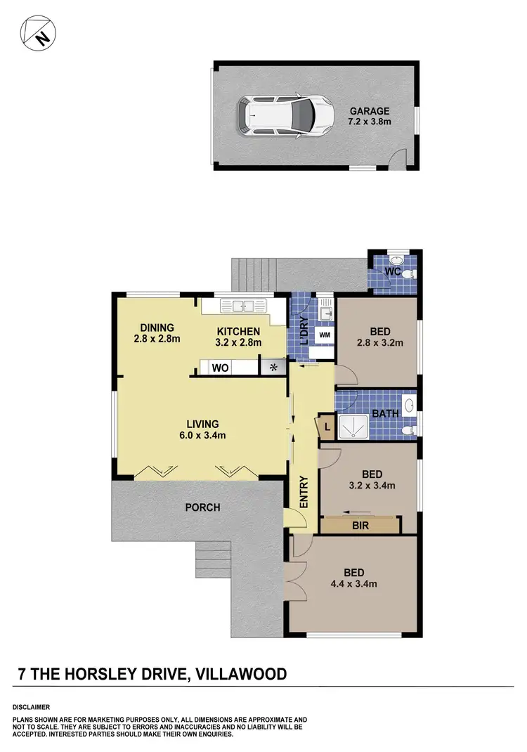 Floorplan of Homely house listing, 7 The Horsley Drive, Villawood NSW 2163