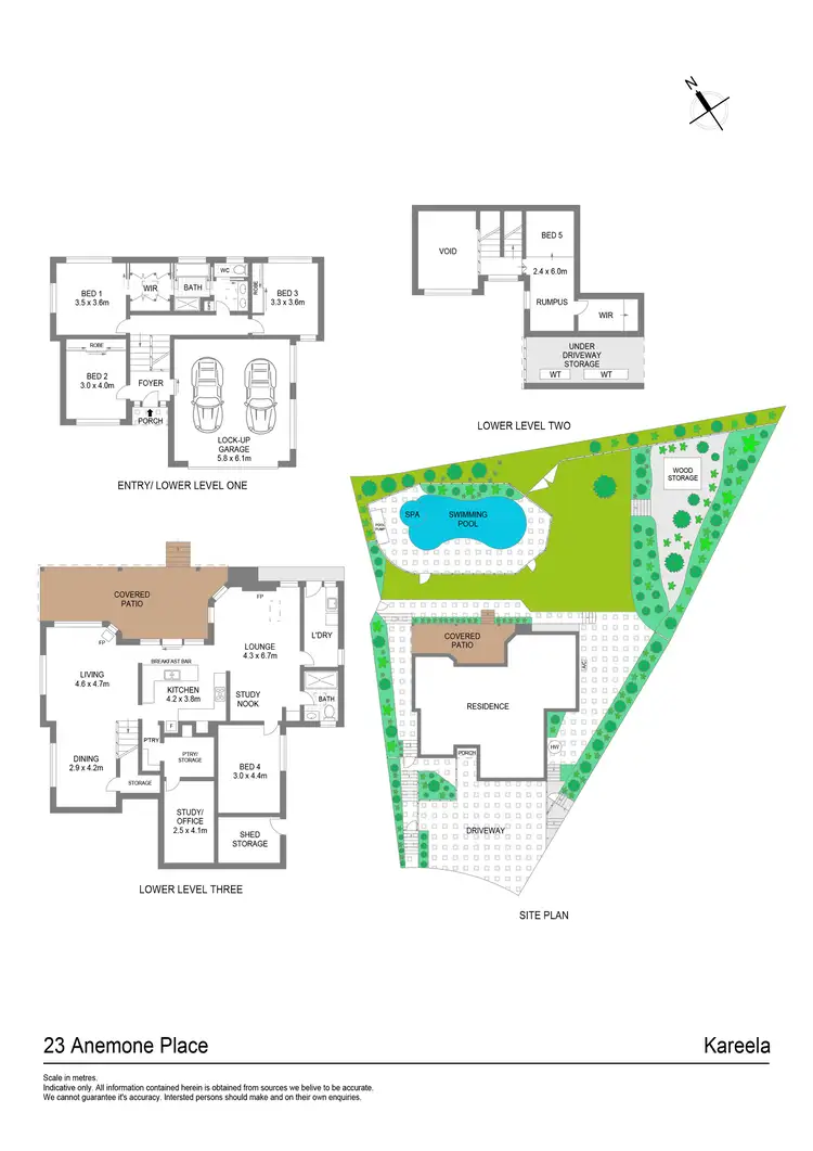 Floorplan of Homely house listing, 23 Anemone Place, Kareela NSW 2232
