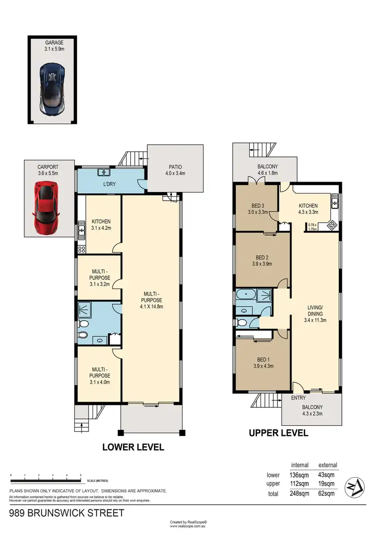Floorplan of Homely house listing, 989 Brunswick Street, New Farm QLD 4005