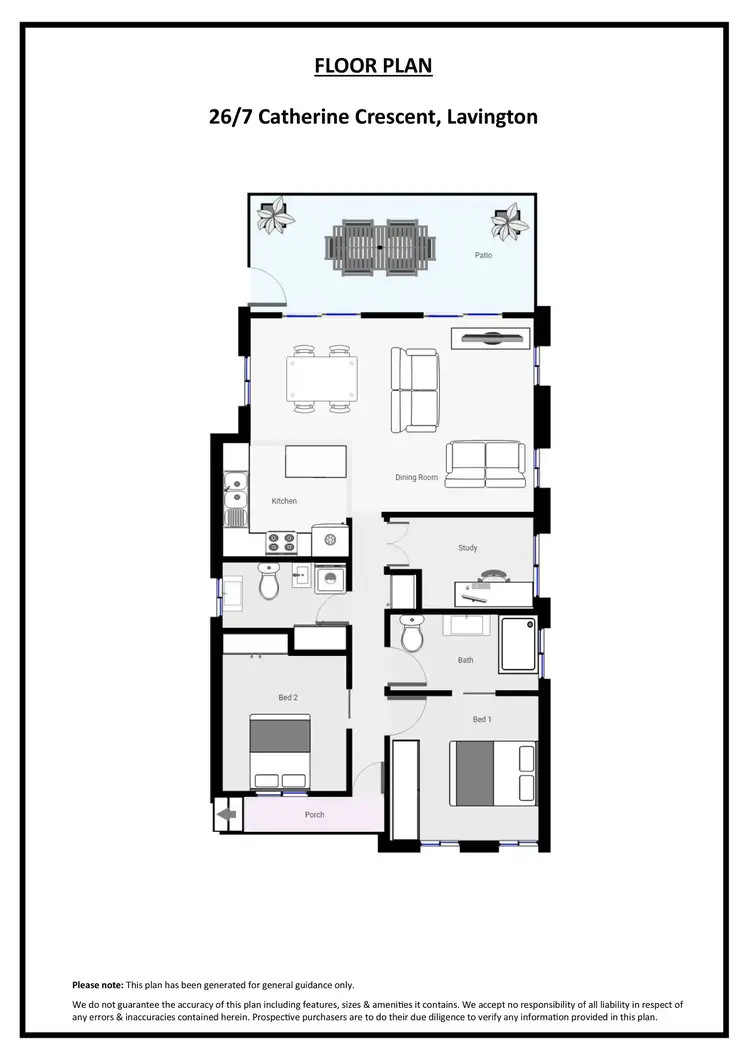 Floorplan of Homely house listing, 26/7 Catherine Crescent, Lavington NSW 2641