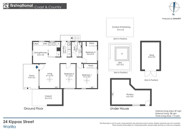 Floorplan of Homely house listing, 24 Kippax Street, Warilla NSW 2528