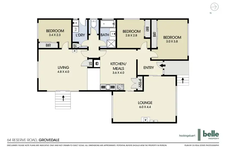 Floorplan of Homely house listing, 64 Reserve Road, Grovedale VIC 3216