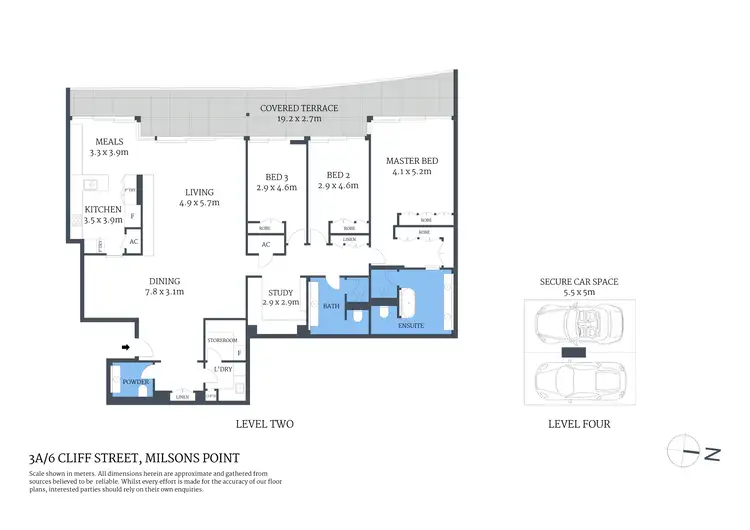 Floorplan of Homely apartment listing, 3A/6 Cliff Street, Milsons Point NSW 2061