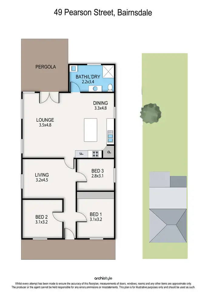 Floorplan of Homely house listing, 49 Pearson Street, Bairnsdale VIC 3875