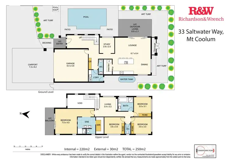 Floorplan of Homely house listing, 33 Saltwater Way, Mount Coolum QLD 4573