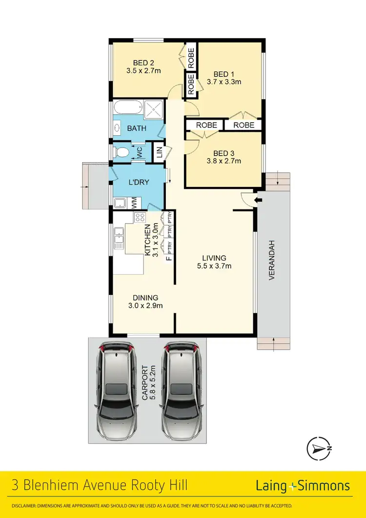 Floorplan of Homely house listing, 43 Victoria Road, Rooty Hill NSW 2766