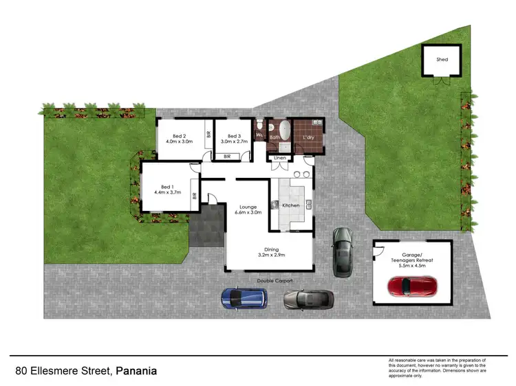 Floorplan of Homely house listing, 80 Ellesmere Street, Panania NSW 2213