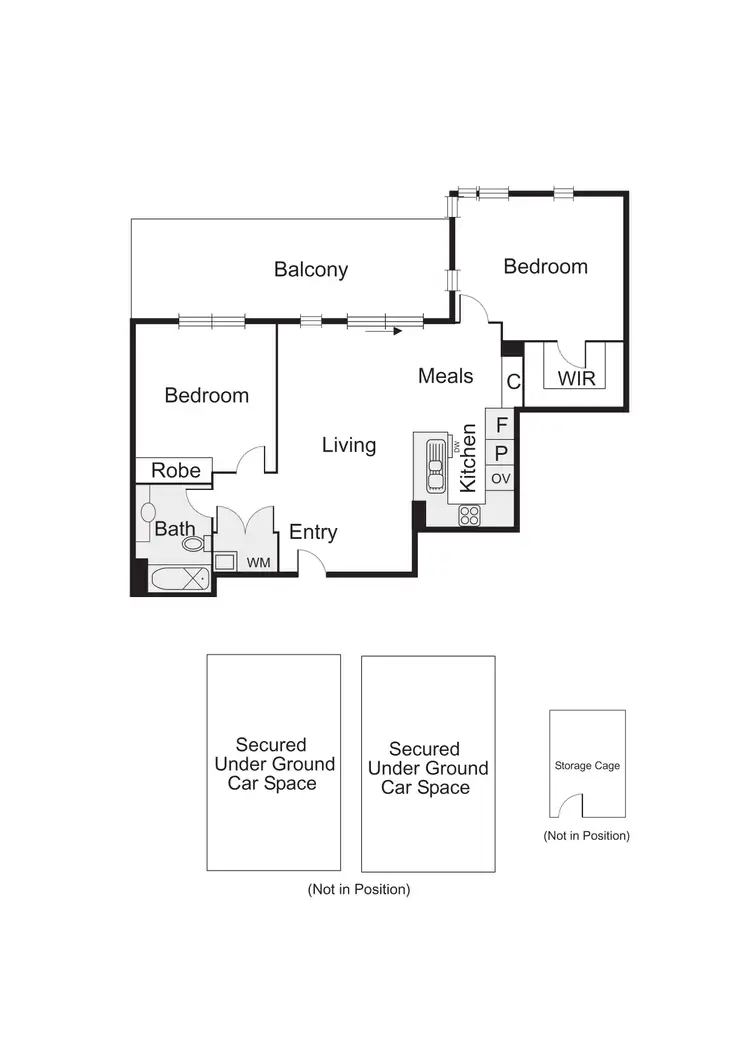 Floorplan of Homely apartment listing, 39/4 Seisman Place, Port Melbourne VIC 3207