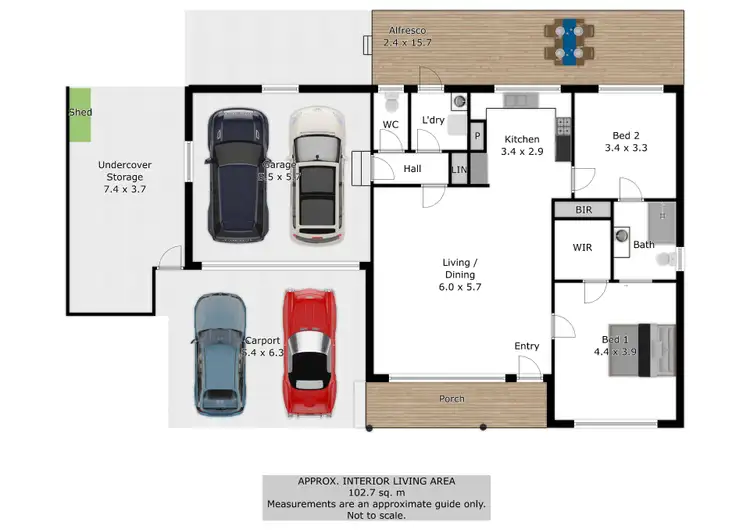 Floorplan of Homely house listing, 3 Sarah Street, Wahgunyah VIC 3687