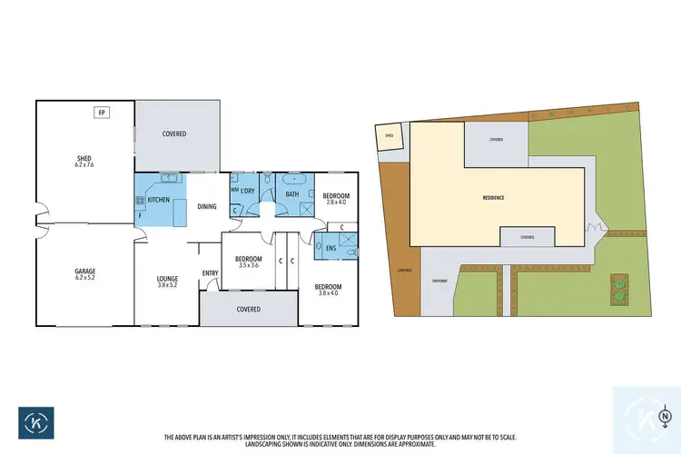 Floorplan of Homely house listing, 12-13 Lorelle Court, Tocumwal NSW 2714