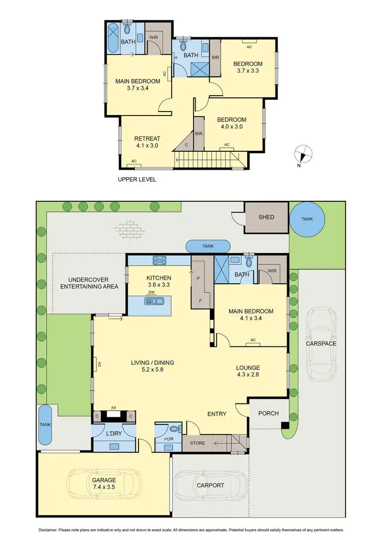 Floorplan of Homely townhouse listing, 2/9 Bothwell Street, Pascoe Vale VIC 3044