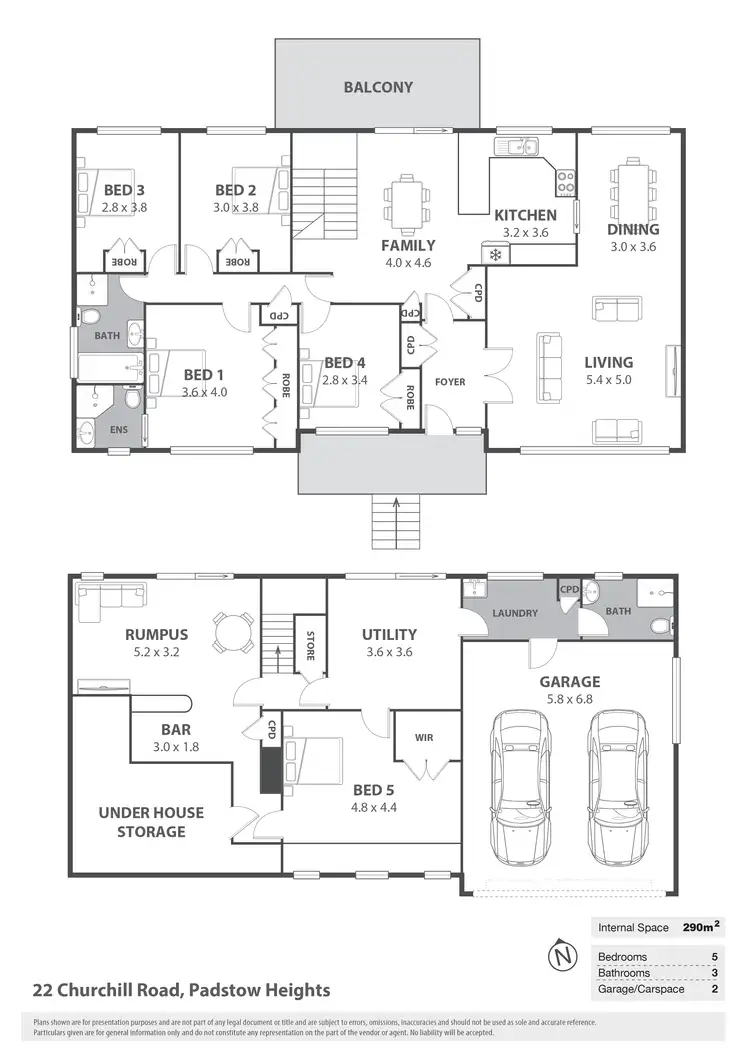 Floorplan of Homely house listing, 22 Churchill Road, Padstow Heights NSW 2211