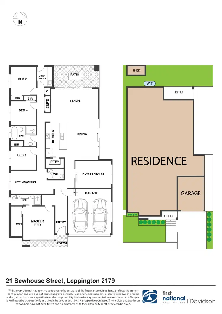 Floorplan of Homely house listing, 21 Bewhouse Street, Leppington NSW 2179