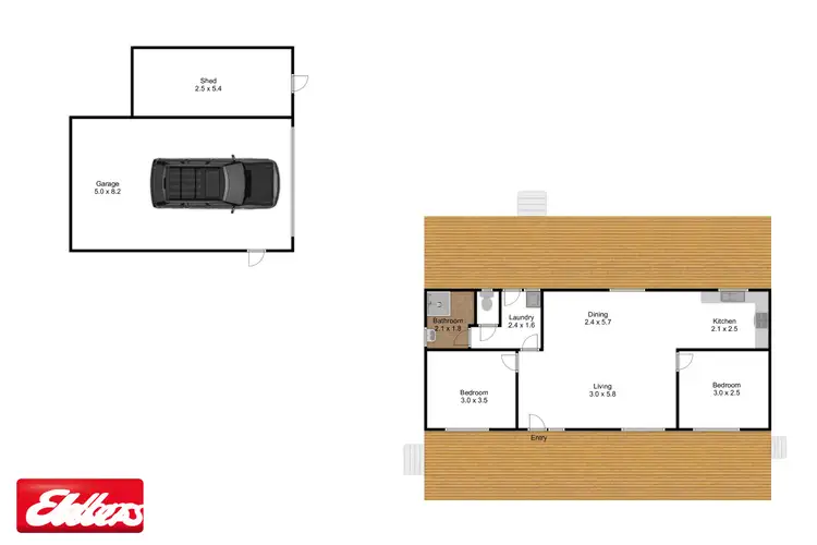 Floorplan of Homely rural property listing, 32 Cupples Road, Woodside VIC 3874