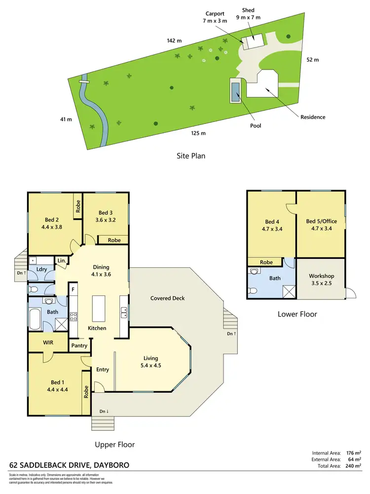 Floorplan of Homely house listing, 62 Saddleback Drive, Dayboro QLD 4521
