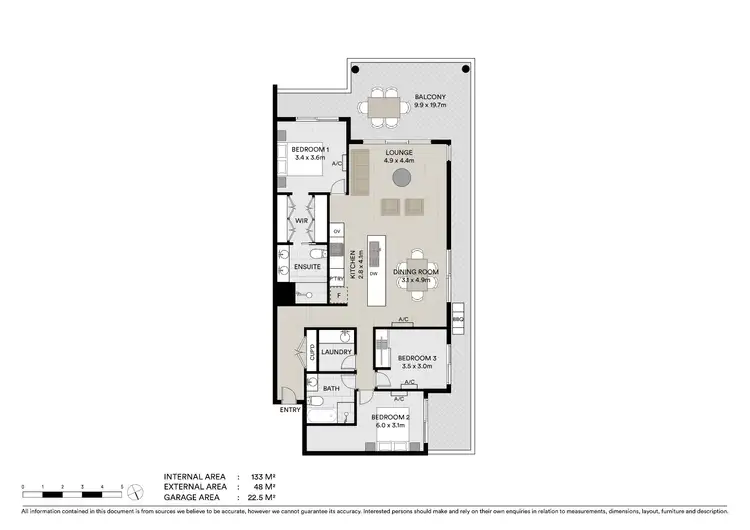 Floorplan of Homely apartment listing, 310/3 Kerr Street, Ballina NSW 2478