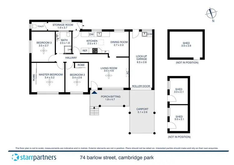 Floorplan of Homely house listing, 74 Barlow Street, Cambridge Park NSW 2747