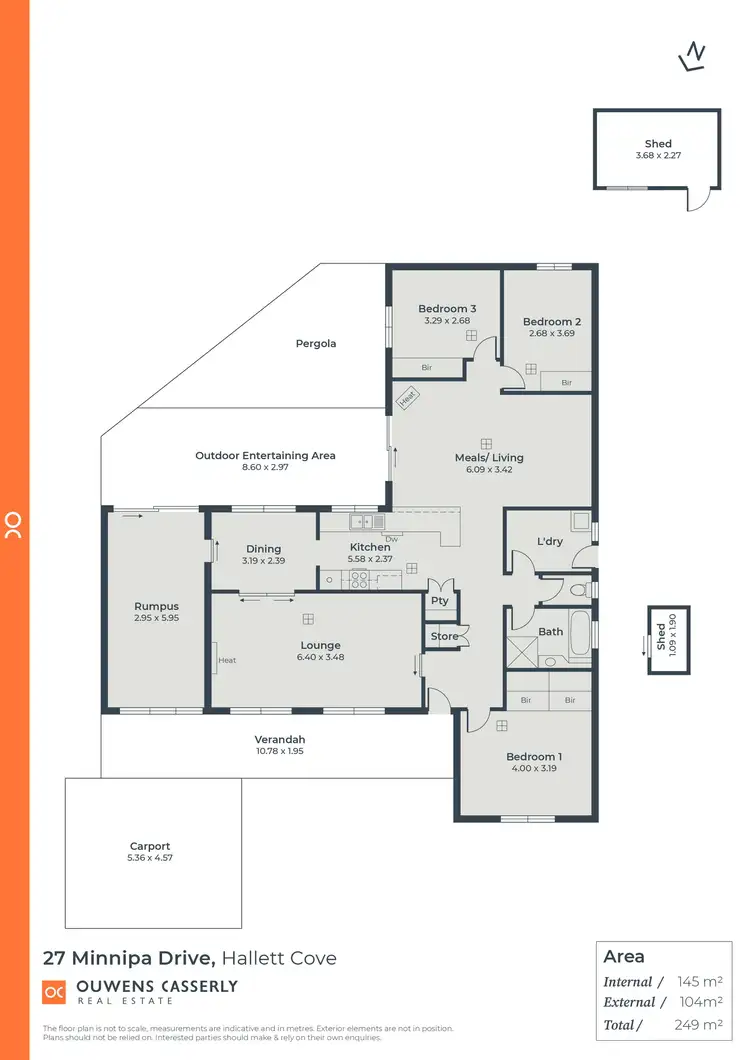 Floorplan of Homely house listing, 27 Minnipa Drive, Hallett Cove SA 5158