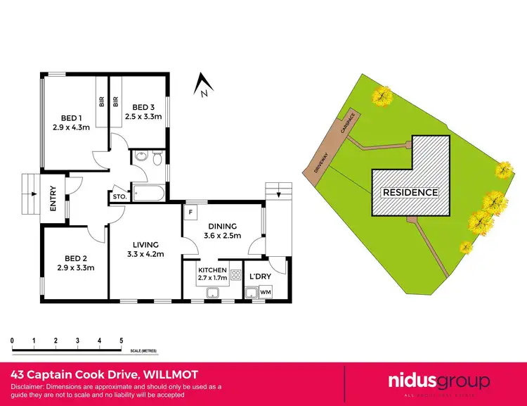 Floorplan of Homely house listing, 43 Captain Cook Drive, Willmot NSW 2770