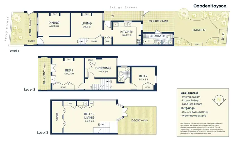 Floorplan of Homely house listing, 7 Terry Street, Balmain NSW 2041