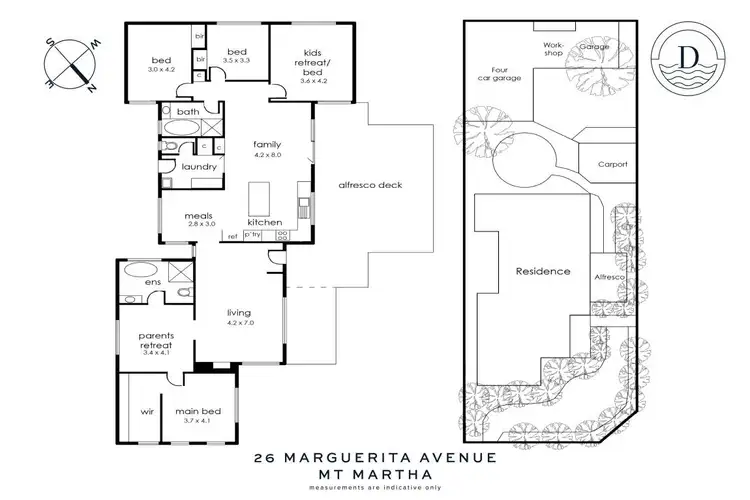 Floorplan of Homely house listing, 26 Marguerita Avenue, Mount Martha VIC 3934