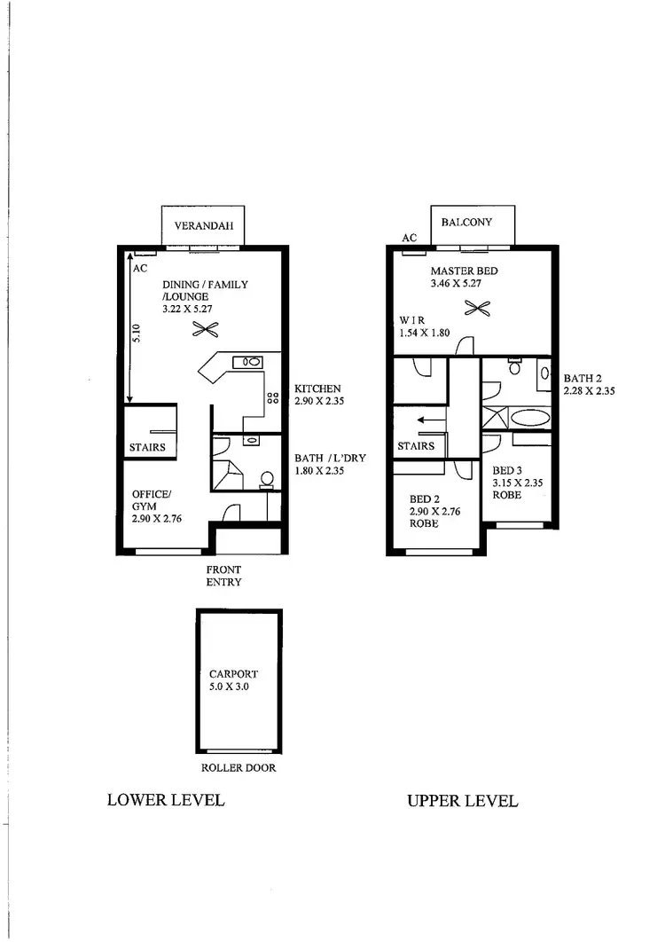 Floorplan of Homely house listing, 2/17 South Point Drive, Port Lincoln SA 5606