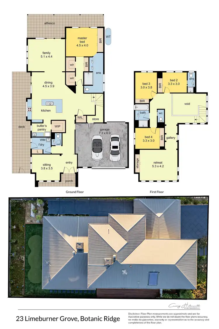 Floorplan of Homely house listing, 23 Limeburner Grove, Botanic Ridge VIC 3977
