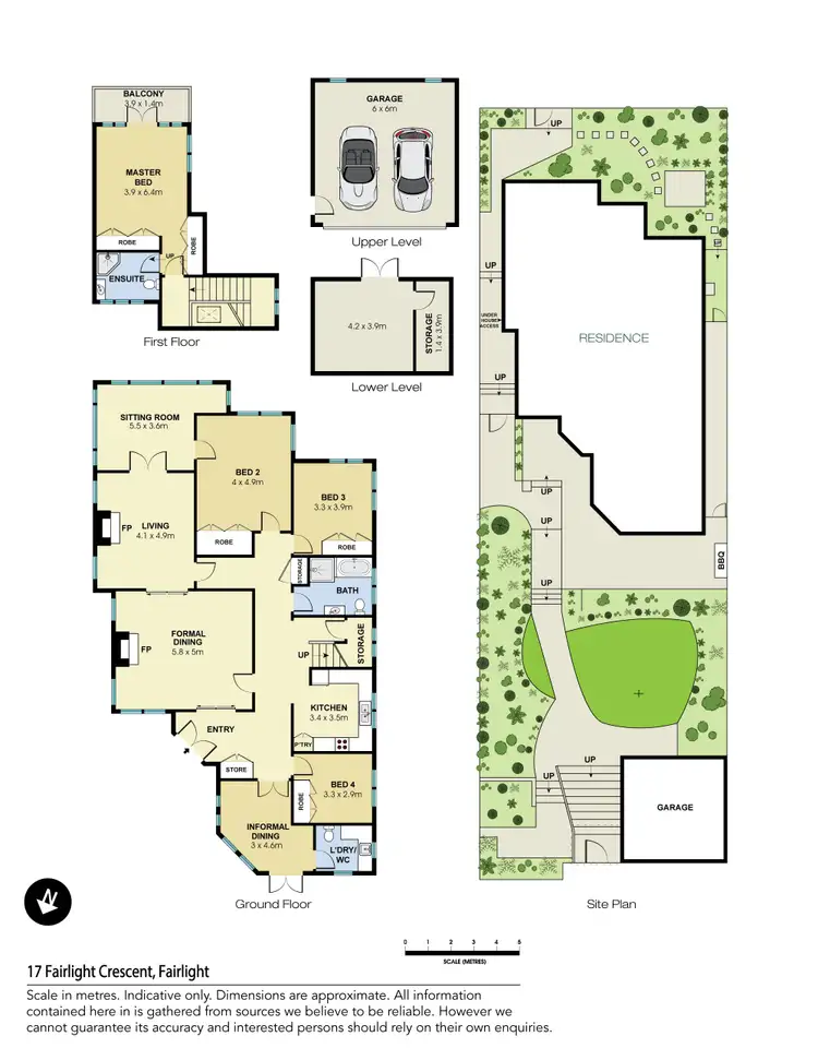 Floorplan of Homely house listing, 17 Fairlight Crescent, Fairlight NSW 2094
