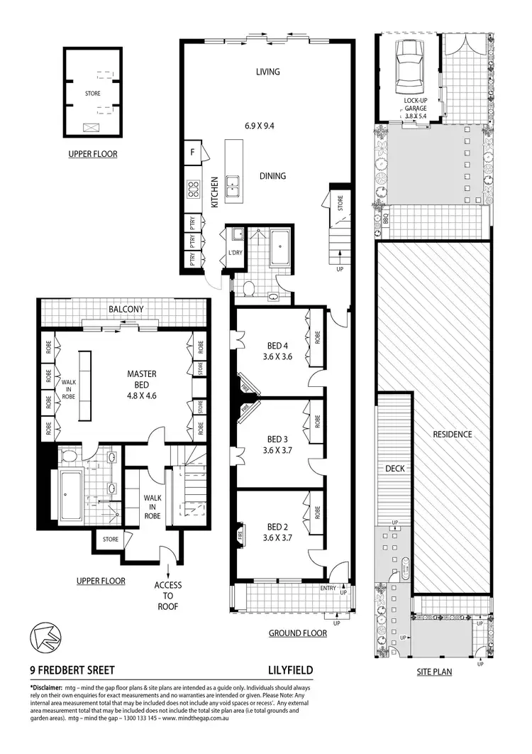 Floorplan of Homely house listing, 9 Fredbert Street, Lilyfield NSW 2040