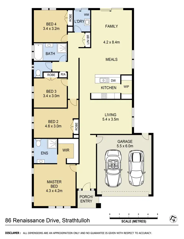 Floorplan of Homely house listing, 86 Renaissance Drive, Strathtulloh VIC 3338