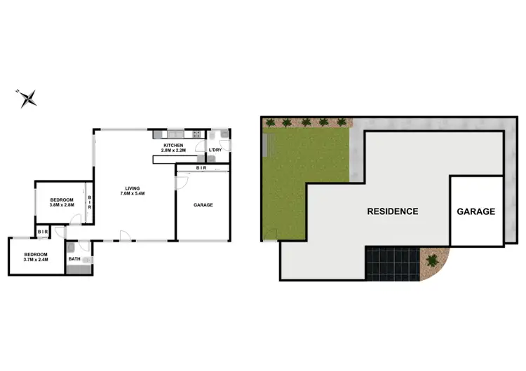 Floorplan of Homely villa listing, 38A Girraween Road, Girraween NSW 2145