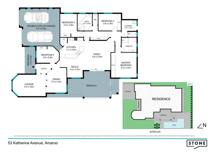 Floorplan of Homely house listing, 53 Katherine Avenue, Amaroo ACT 2914