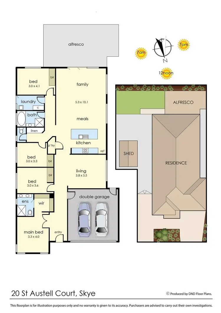 Floorplan of Homely house listing, 20 St Austell Court, Skye VIC 3977