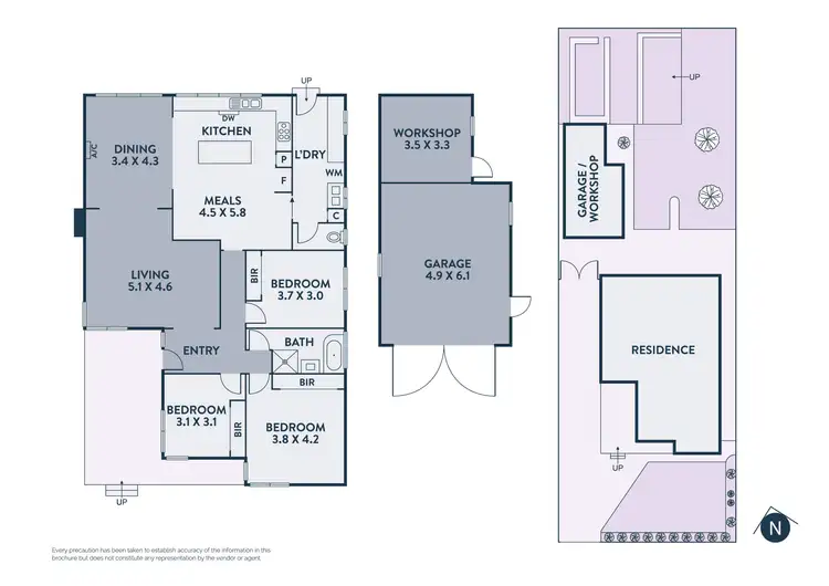 Floorplan of Homely house listing, 2 Badger Court, Thomastown VIC 3074