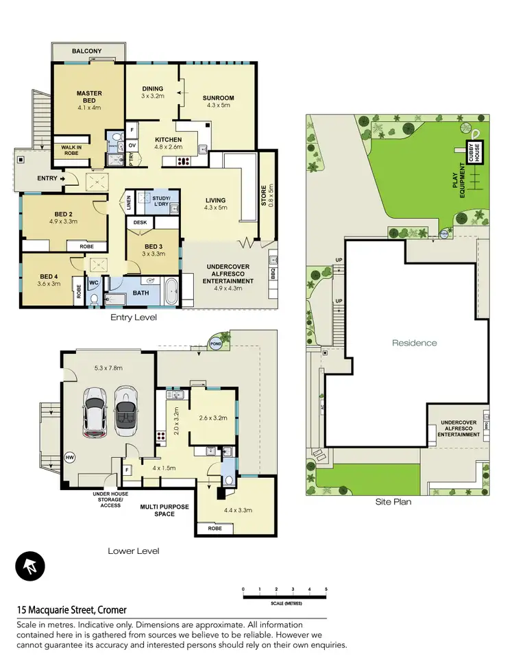 Floorplan of Homely house listing, 15 Macquarie Street, Cromer NSW 2099