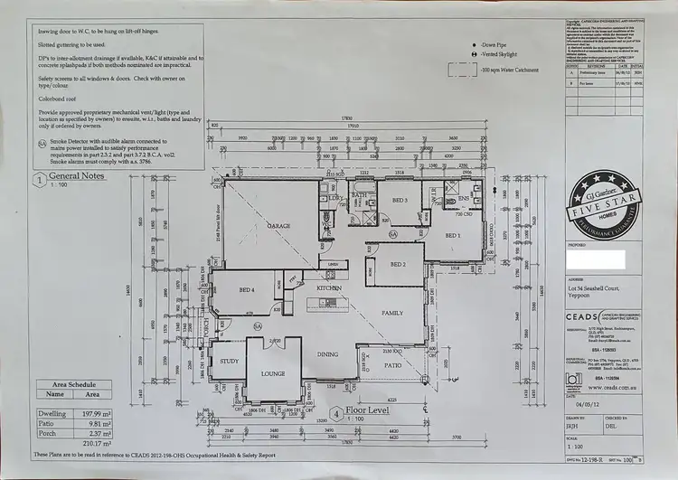 Floorplan of Homely house listing, 4 Seashell Court, Lammermoor QLD 4703