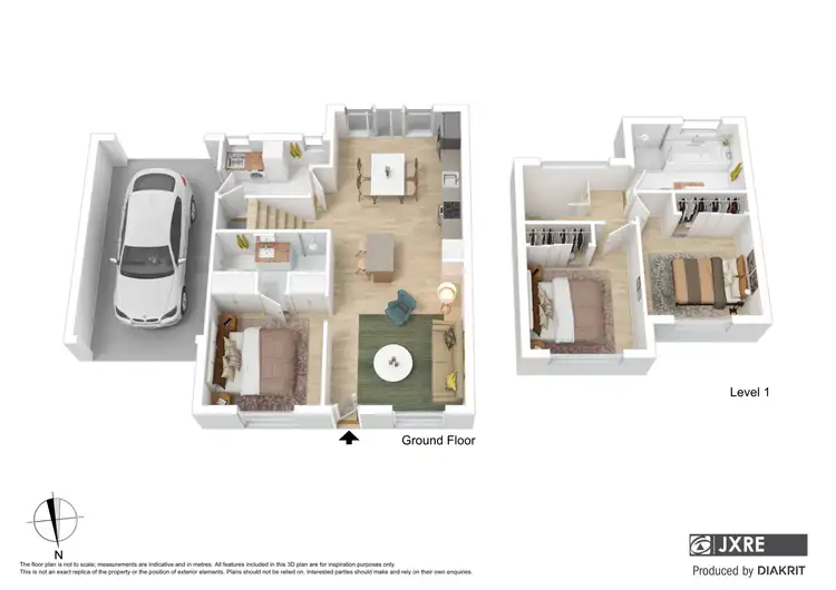 Floorplan of Homely townhouse listing, 24 Rose Street, Clayton VIC 3168