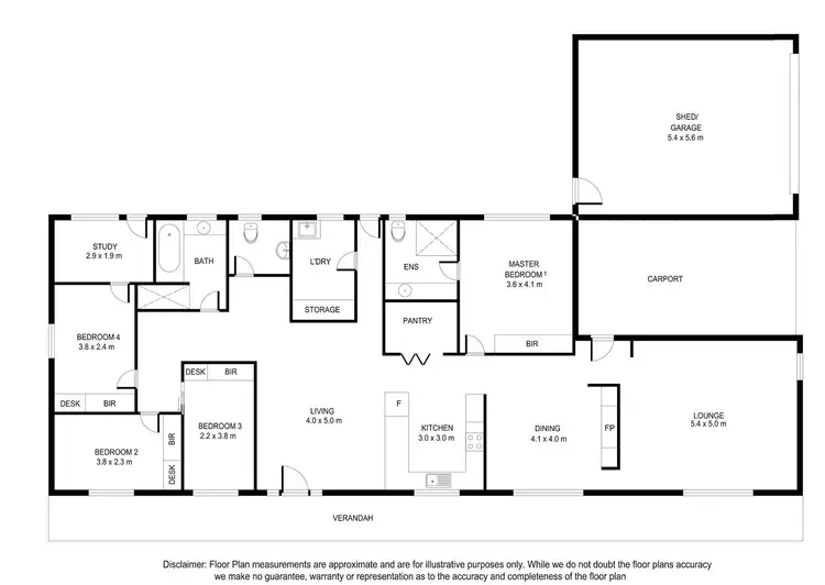 Floorplan of Homely house listing, 1 Ibis Street, Mount Gambier SA 5290