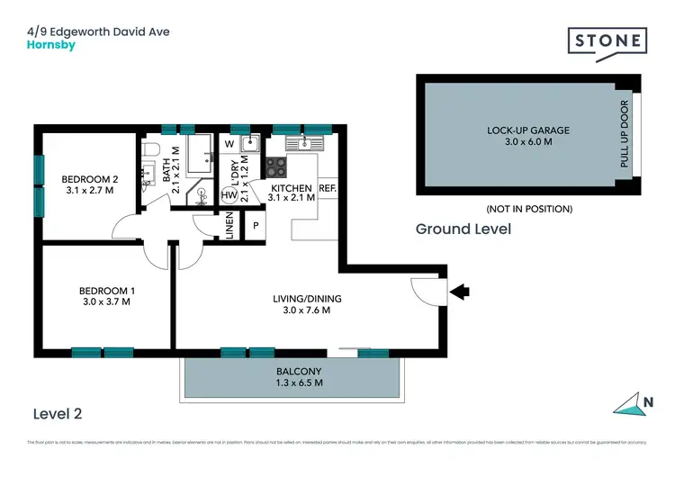 Floorplan of Homely unit listing, 4/9 Edgeworth David Avenue, Hornsby NSW 2077