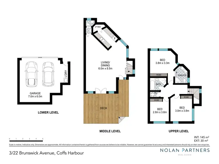 Floorplan of Homely townhouse listing, 3/22 Brunswick Avenue, Coffs Harbour NSW 2450