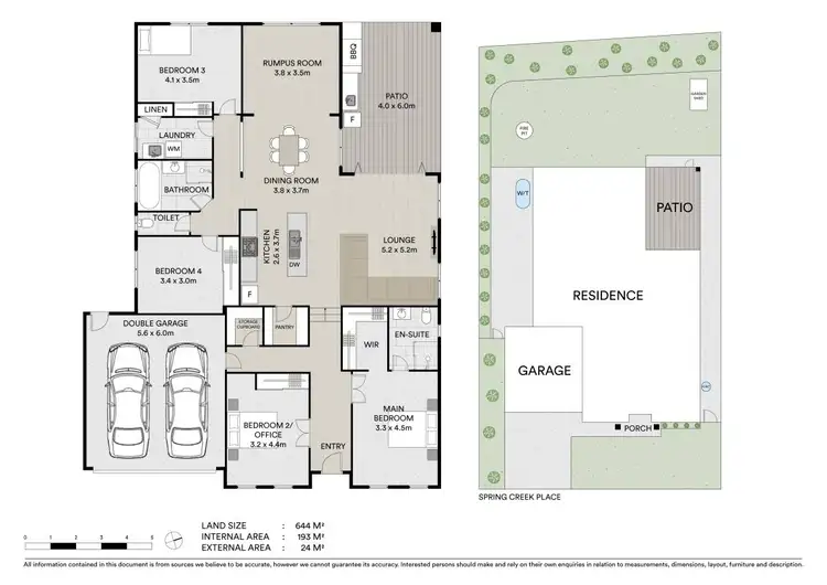 Floorplan of Homely land listing, 3 Spring Creek Place, Wollongbar NSW 2477