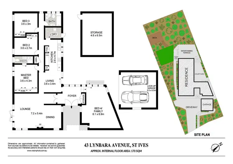 Floorplan of Homely house listing, 43 Lynbara Avenue, St Ives NSW 2075