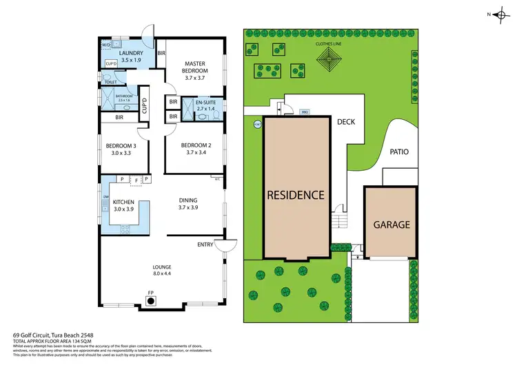Floorplan of Homely house listing, 69 Golf Circuit, Tura Beach NSW 2548