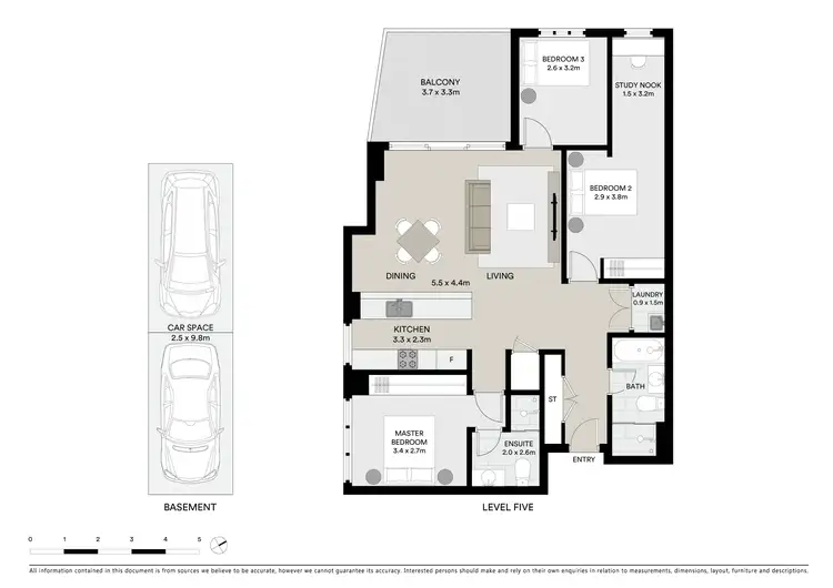 Floorplan of Homely apartment listing, 505/12 Rancom Street, Botany NSW 2019