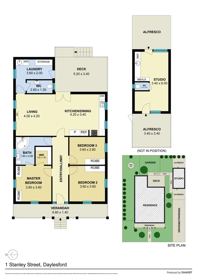 Floorplan of Homely house listing, 1 Stanley Street, Daylesford VIC 3460