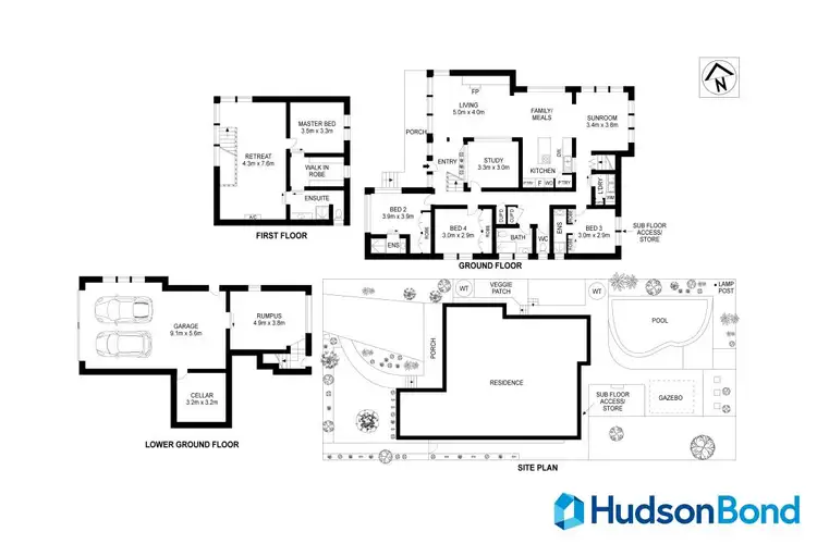 Floorplan of Homely house listing, 140 Macedon Road, Templestowe Lower VIC 3107