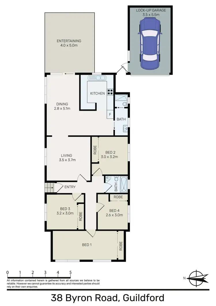 Floorplan of Homely house listing, 38 Byron Road, Guildford NSW 2161