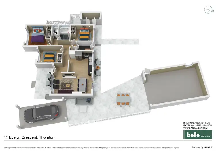 Floorplan of Homely house listing, 11 Evelyn Crescent, Thornton NSW 2322