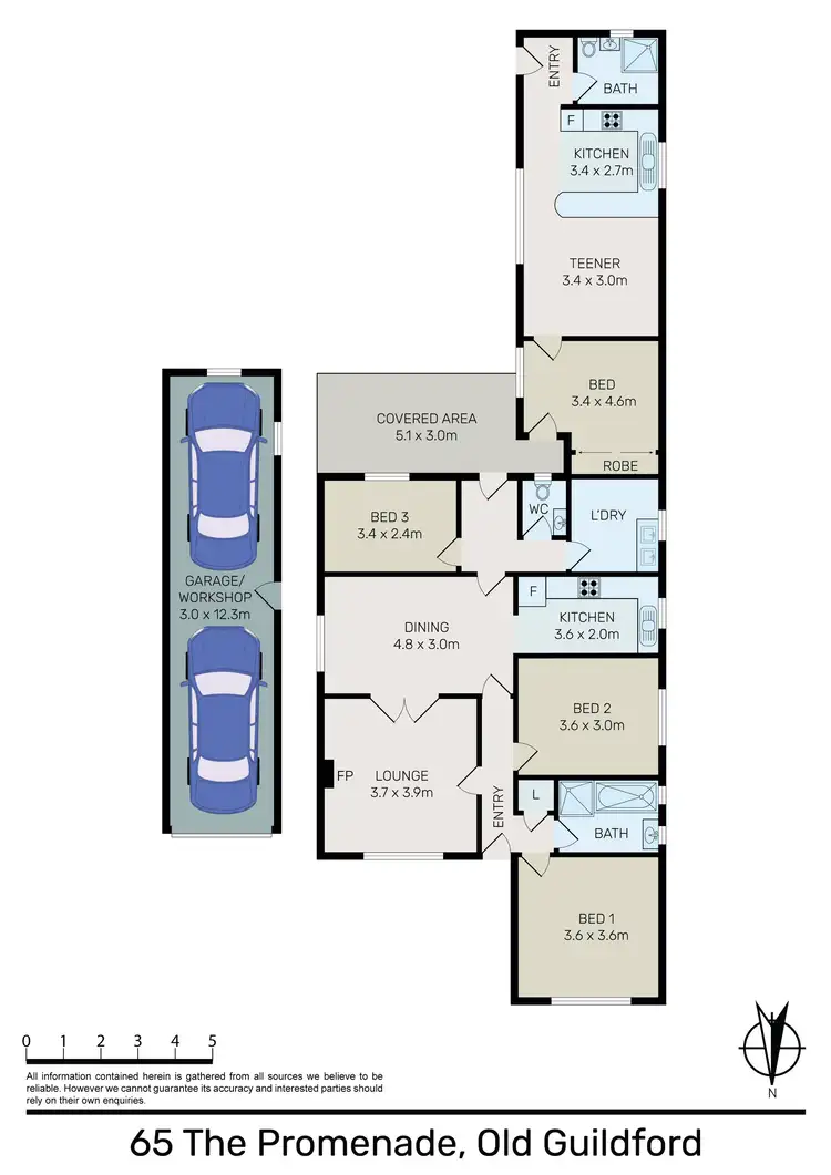 Floorplan of Homely house listing, 65 The Promenade, Guildford NSW 2161