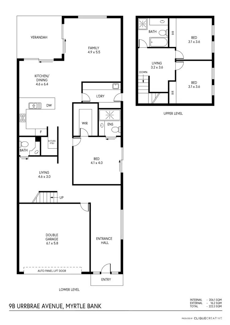 Floorplan of Homely house listing, 9B Urrbrae Avenue, Myrtle Bank SA 5064